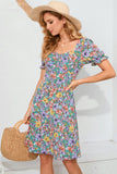 Vestido casual de verano estampado floral