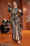 Sirena lentejuela Gatsby 1920s Flapper Dress