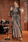 Sirena lentejuela Gatsby 1920s Flapper Dress