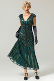 Sirena lentejuela Gatsby 1920s Flapper Dress