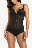 Hebilla de encaje negro Control de cintura Shapewear