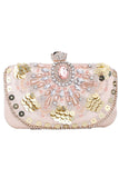 Sparkly Selush Blush Bolso de fiesta nocturna con abalorios