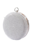 Sparkly Rhinestone Round Evening Party Bolso