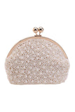 Bolso de mano White Pearls Evening Party